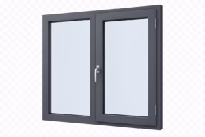 2-vaks vast glas draaikiep raam