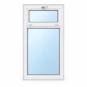 vast glas kiepraam gestapeld