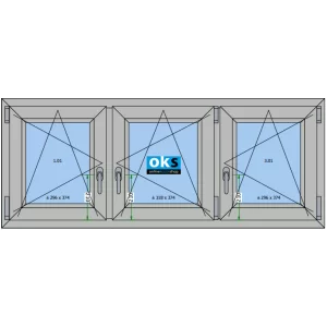 3-draaikiepramen