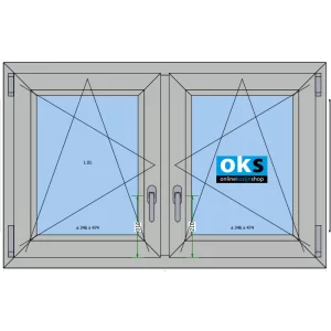 dubbel draaikiepraam