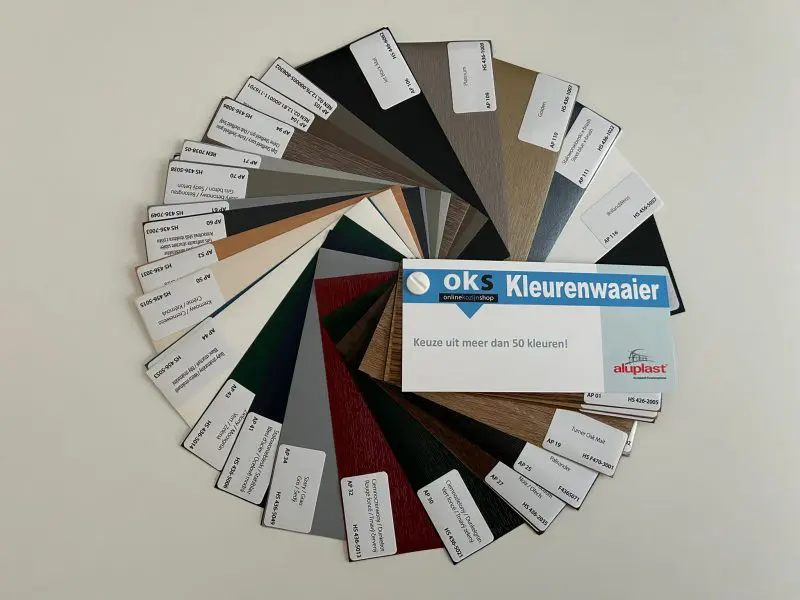 Aluplast kleurenwaaier