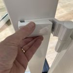 afdekplaat opzij schuiven