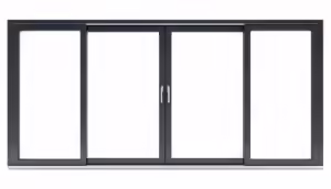 4-delige hef-schuifpui